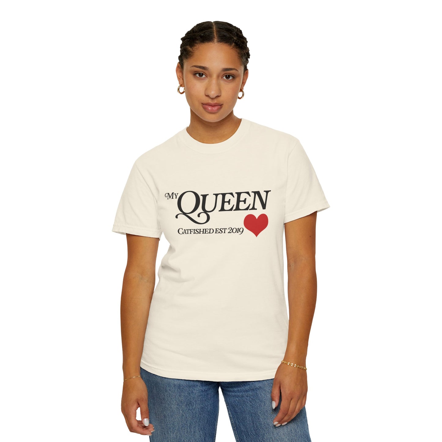 Queen Catfish T-Shirt, Funny Gift for Her, Gift for Girlfriend, Custom Shirt, Birthday Gift, Unisex T-Shirt