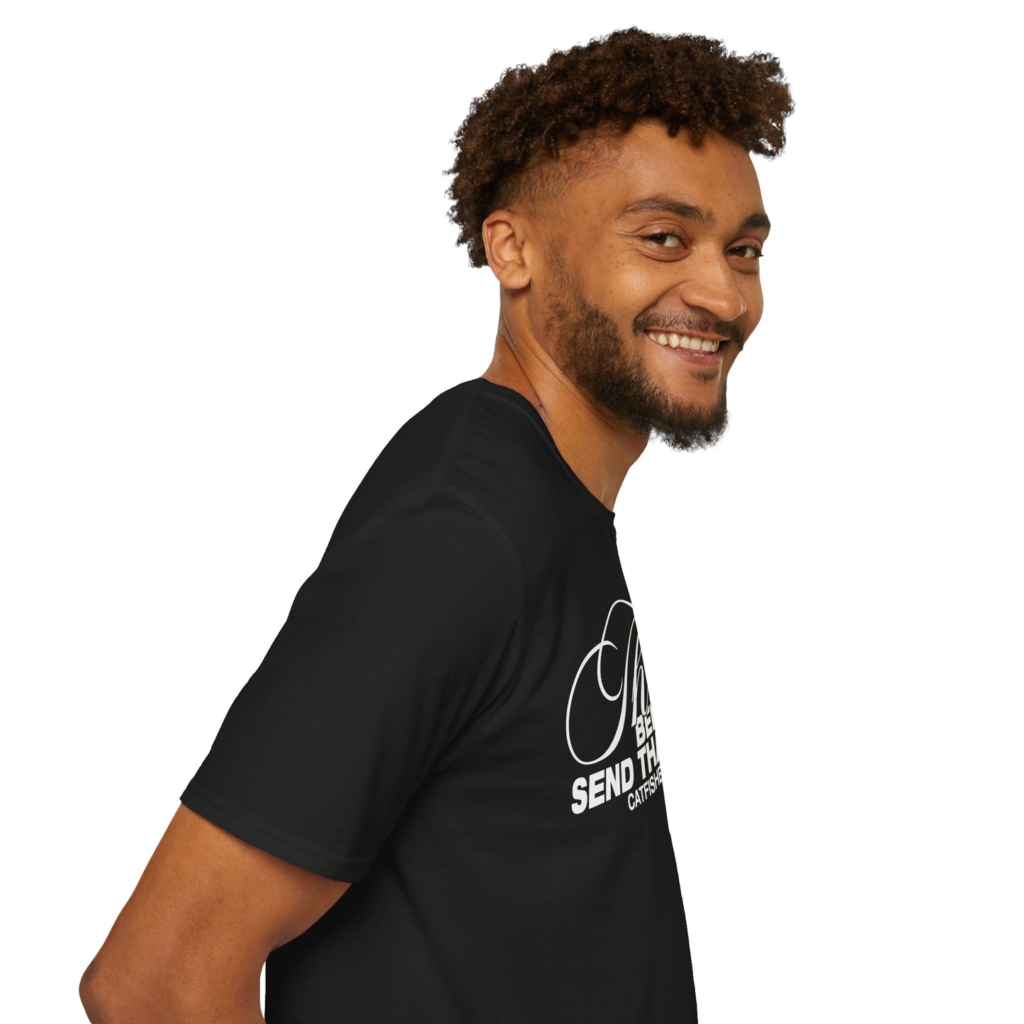 Thoughtful Unisex T-Shirt: Think Before You Send That Money, Gift, Casual Wear, Funny Shirt, Financial Humor