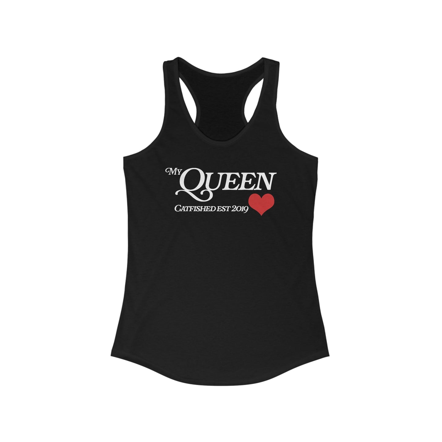 My Queen Racerback Tank Top: Perfect Gift for Birthdays, Anniversaries, Queen Lovers, and Casual Wear, Feminine Fashion, Workout Gear
