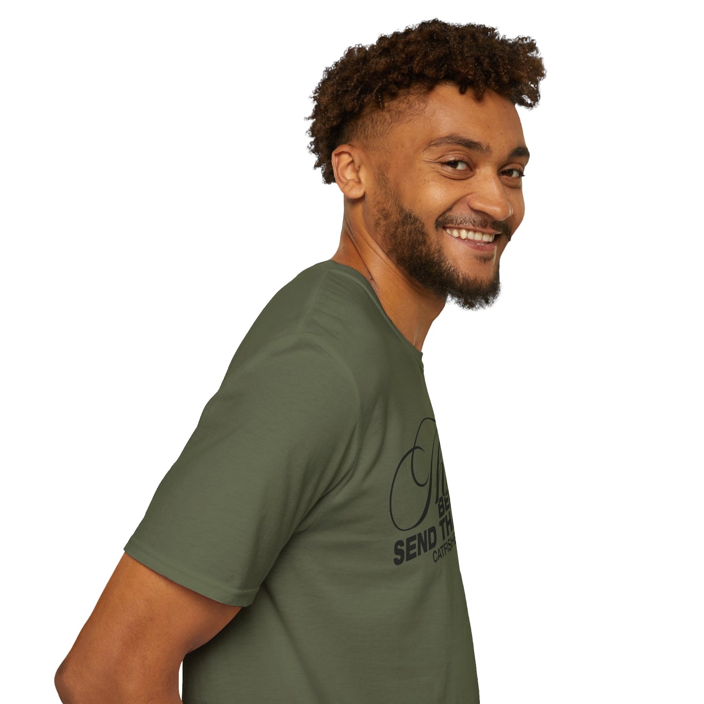 Thoughtful Unisex T-Shirt: Think Before You Send That Money, Gift, Casual Wear, Funny Shirt, Financial Humor