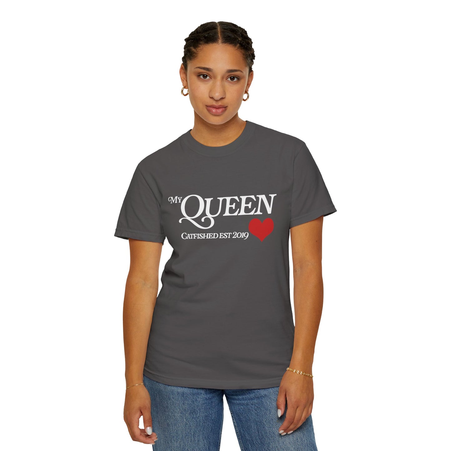 Queen Catfish T-Shirt, Funny Gift for Her, Gift for Girlfriend, Custom Shirt, Birthday Gift, Unisex T-Shirt