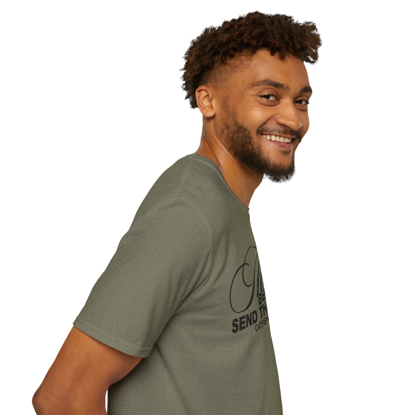 Thoughtful Unisex T-Shirt: Think Before You Send That Money, Gift, Casual Wear, Funny Shirt, Financial Humor