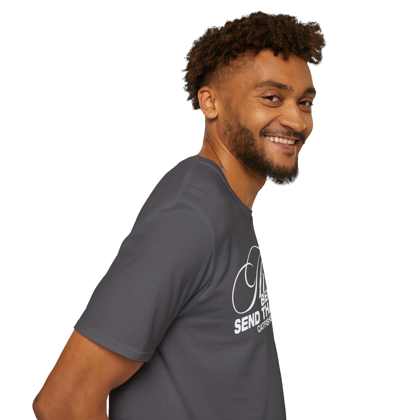 Thoughtful Unisex T-Shirt: Think Before You Send That Money, Gift, Casual Wear, Funny Shirt, Financial Humor