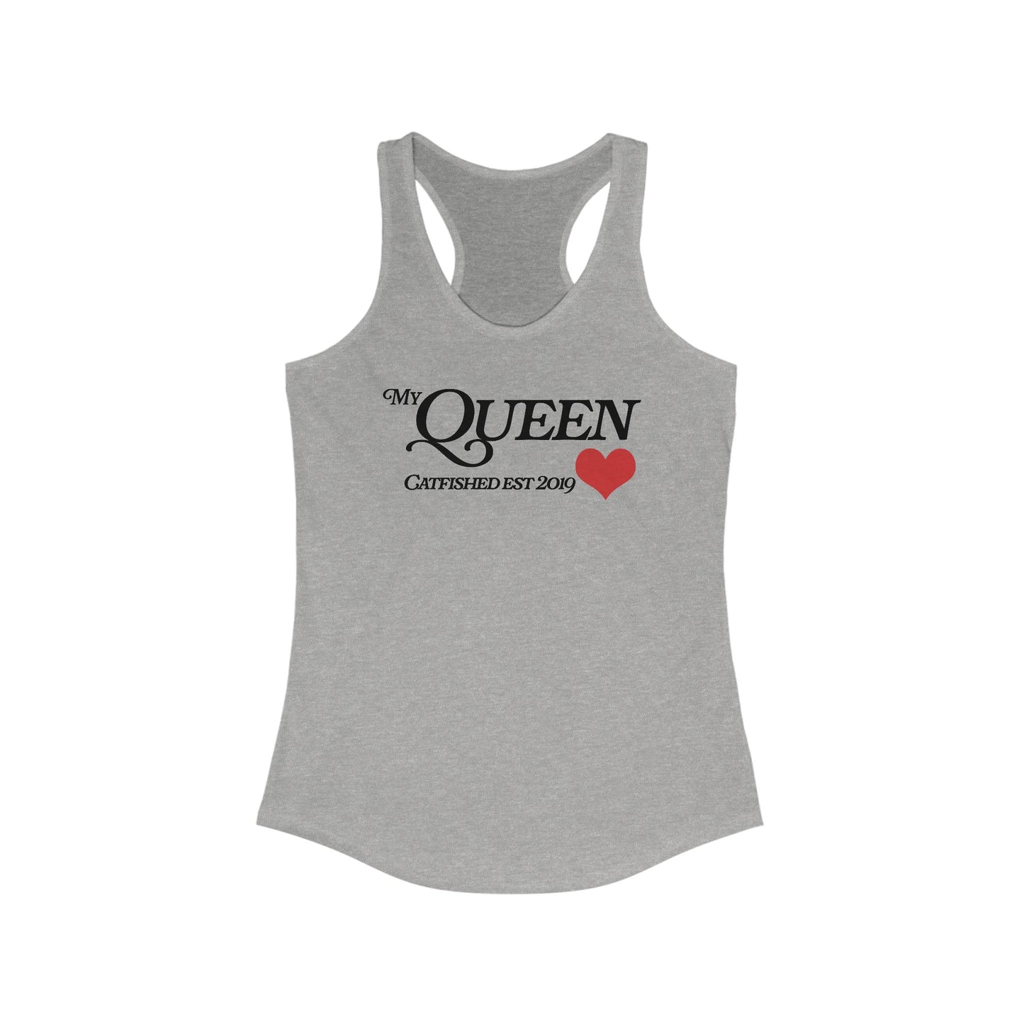 My Queen Racerback Tank Top: Perfect Gift for Birthdays, Anniversaries, Queen Lovers, and Casual Wear, Feminine Fashion, Workout Gear