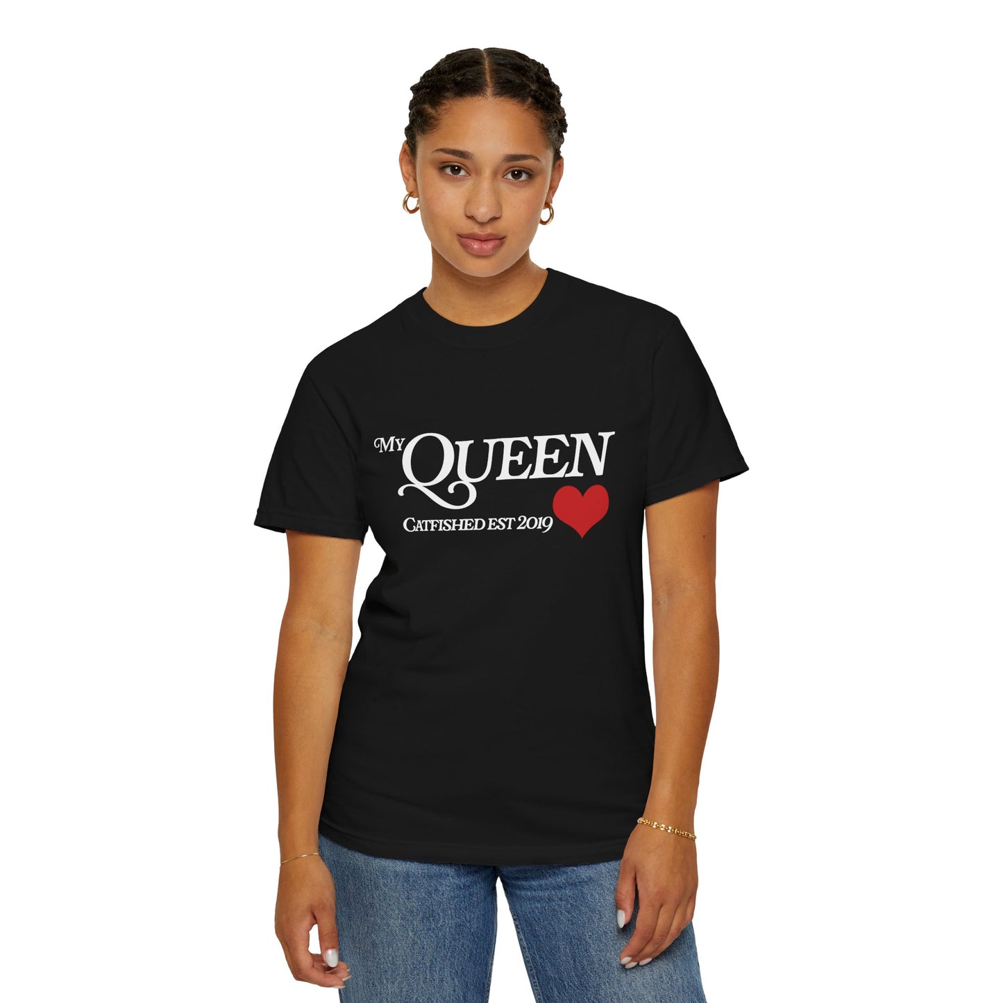 Queen Catfish T-Shirt, Funny Gift for Her, Gift for Girlfriend, Custom Shirt, Birthday Gift, Unisex T-Shirt