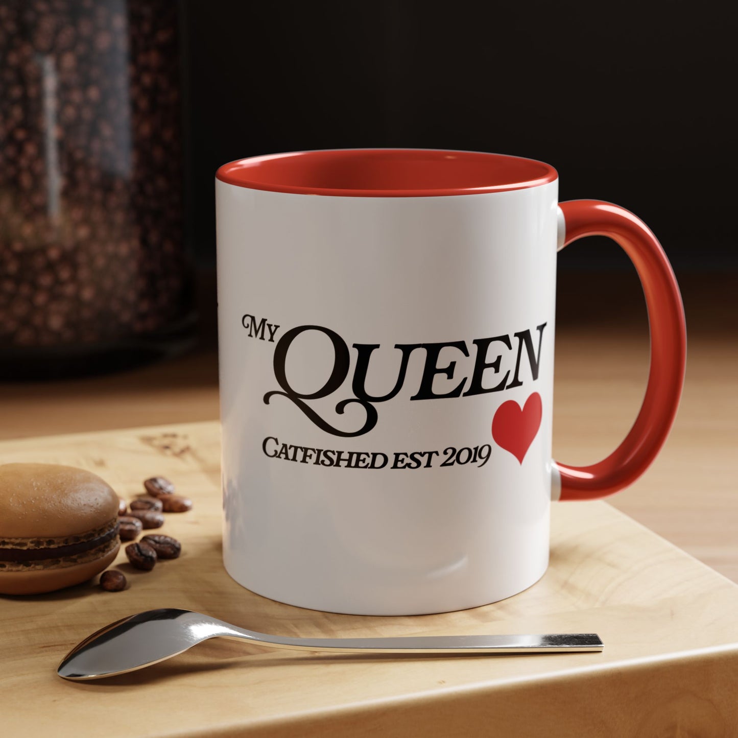 My Queen Accent Coffee Mug - Perfect Gift for Catfish Lovers, Fun Coffee Cup, Unique Gift for Her, Birthday Mug, Relationship Humor