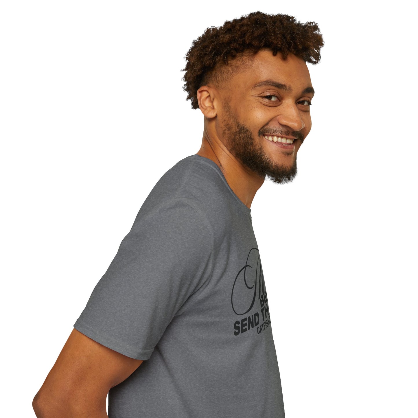 Thoughtful Unisex T-Shirt: Think Before You Send That Money, Gift, Casual Wear, Funny Shirt, Financial Humor