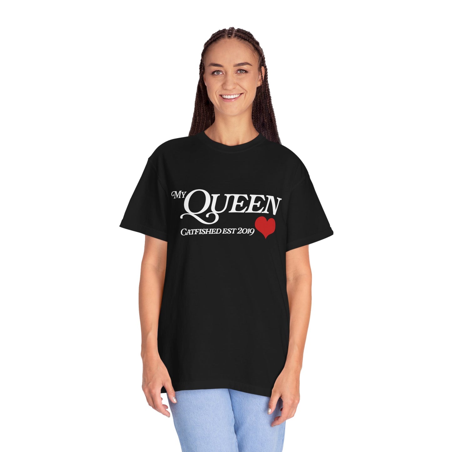 Queen Catfish T-Shirt, Funny Gift for Her, Gift for Girlfriend, Custom Shirt, Birthday Gift, Unisex T-Shirt