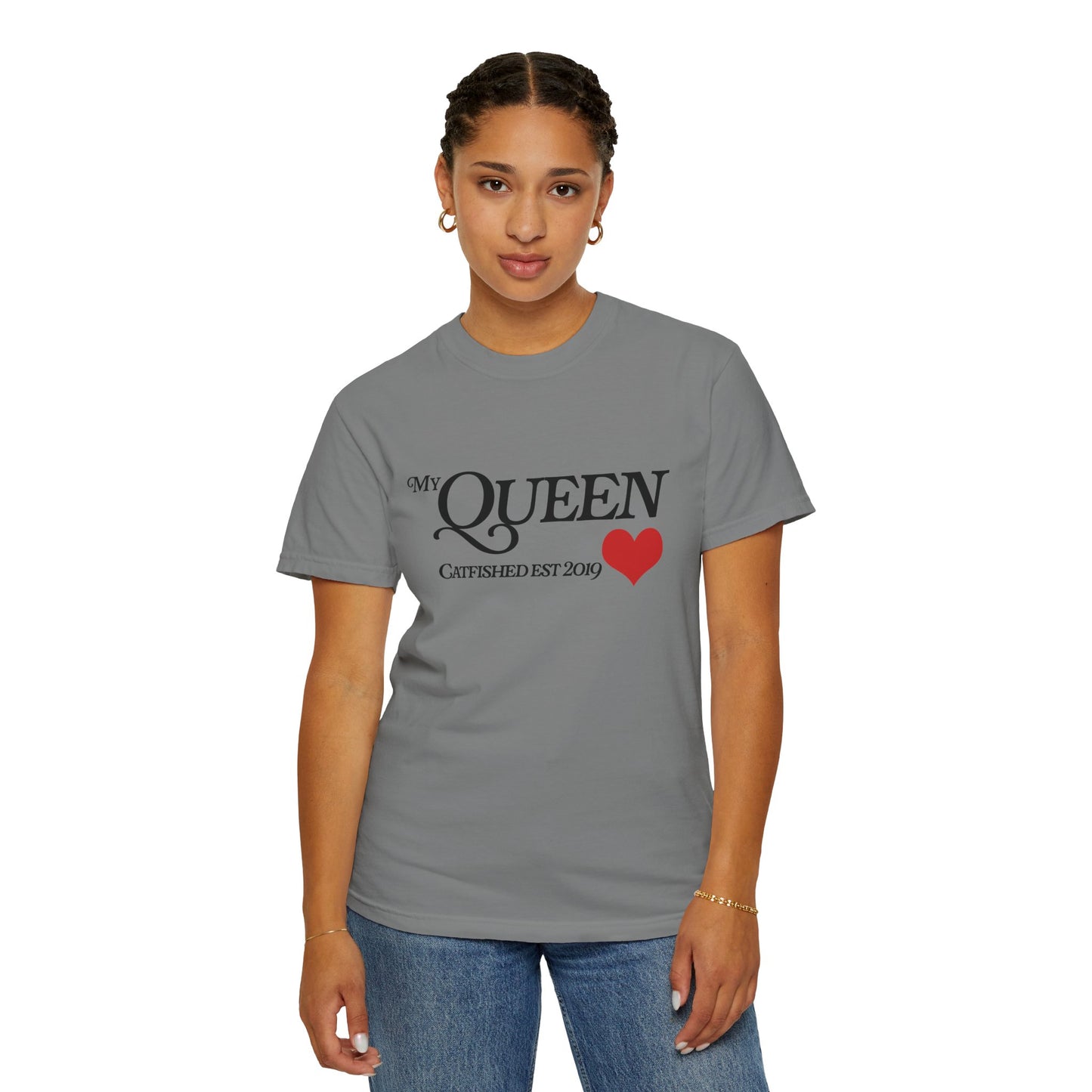 Queen Catfish T-Shirt, Funny Gift for Her, Gift for Girlfriend, Custom Shirt, Birthday Gift, Unisex T-Shirt
