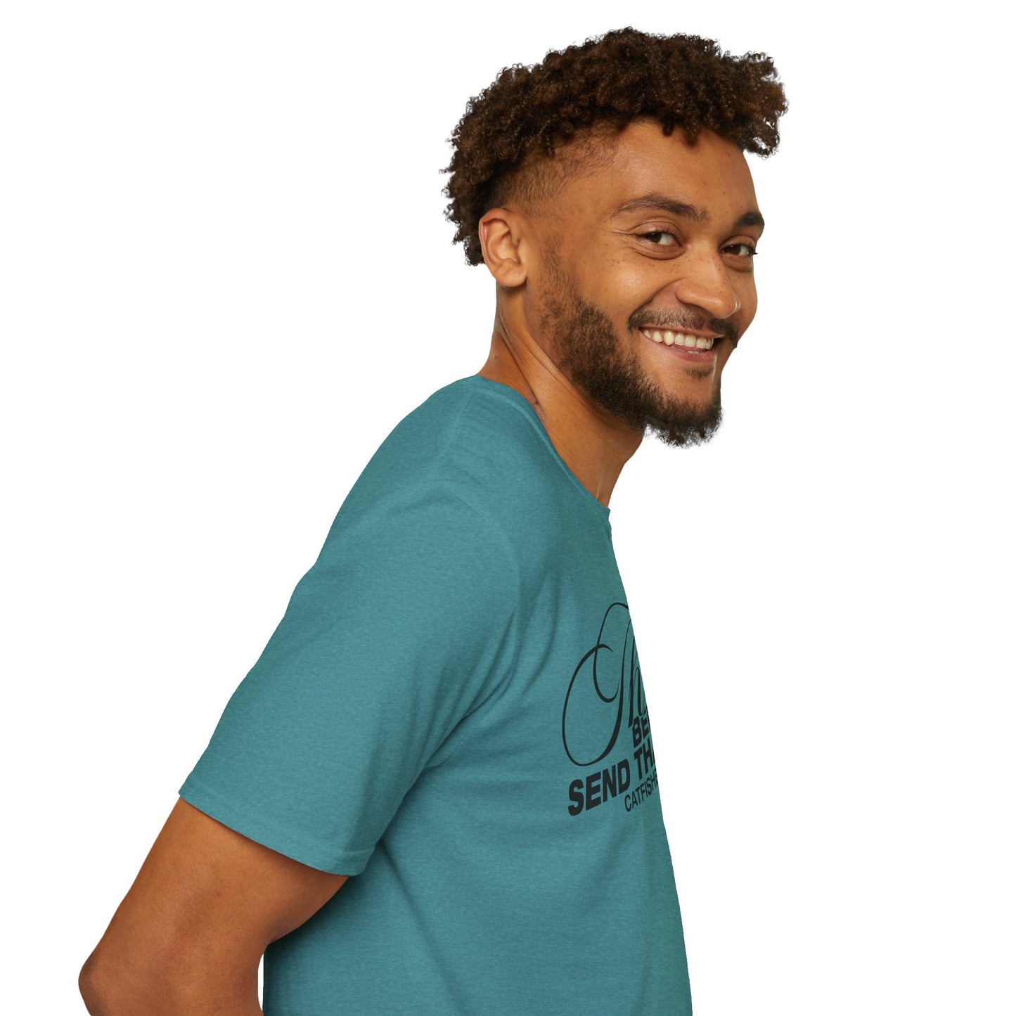 Thoughtful Unisex T-Shirt: Think Before You Send That Money, Gift, Casual Wear, Funny Shirt, Financial Humor