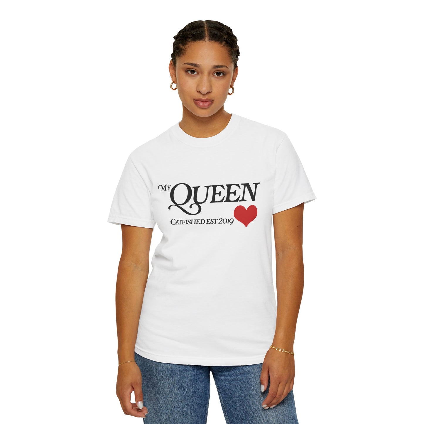 Queen Catfish T-Shirt, Funny Gift for Her, Gift for Girlfriend, Custom Shirt, Birthday Gift, Unisex T-Shirt