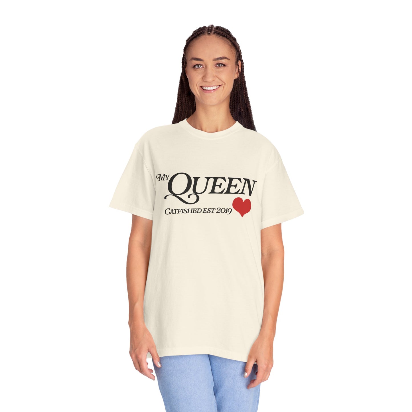 Queen Catfish T-Shirt, Funny Gift for Her, Gift for Girlfriend, Custom Shirt, Birthday Gift, Unisex T-Shirt