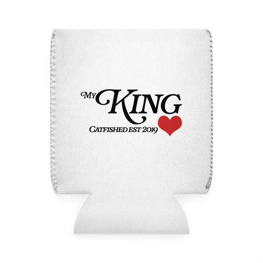 Cooler Sleeve for Your King, Personalized Drink Holder, Fun Party Favor, Beverage Insulator, Gift for Him, Wedding or Anniversary