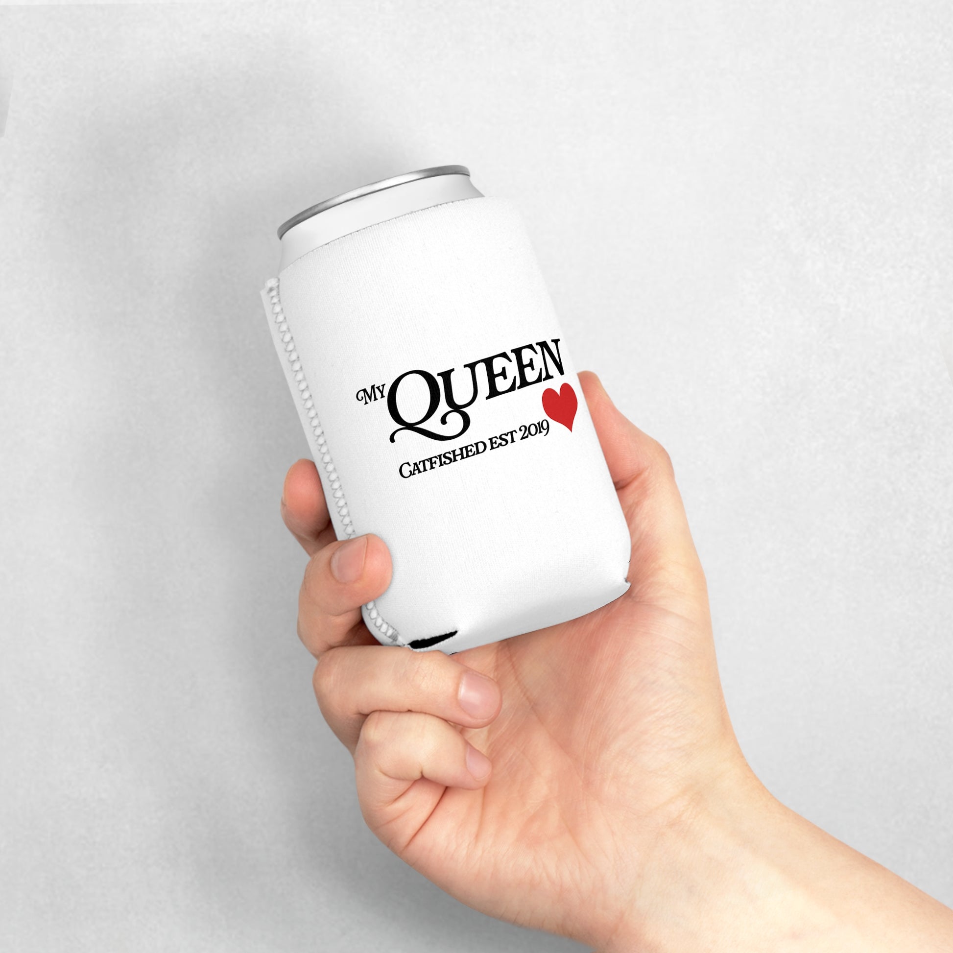 Personalized Can Cooler Sleeve for Queens - Fun Gift for Weddings, Bachelorette Parties, Tailgates, BBQs, and Celebrations!