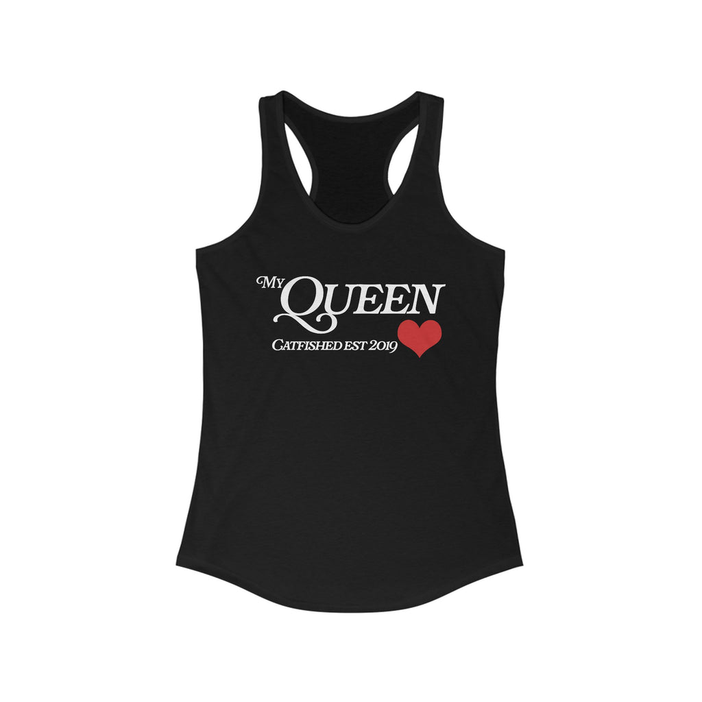 My Queen Racerback Tank Top: Perfect Gift for Birthdays, Anniversaries, Queen Lovers, and Casual Wear, Feminine Fashion, Workout Gear