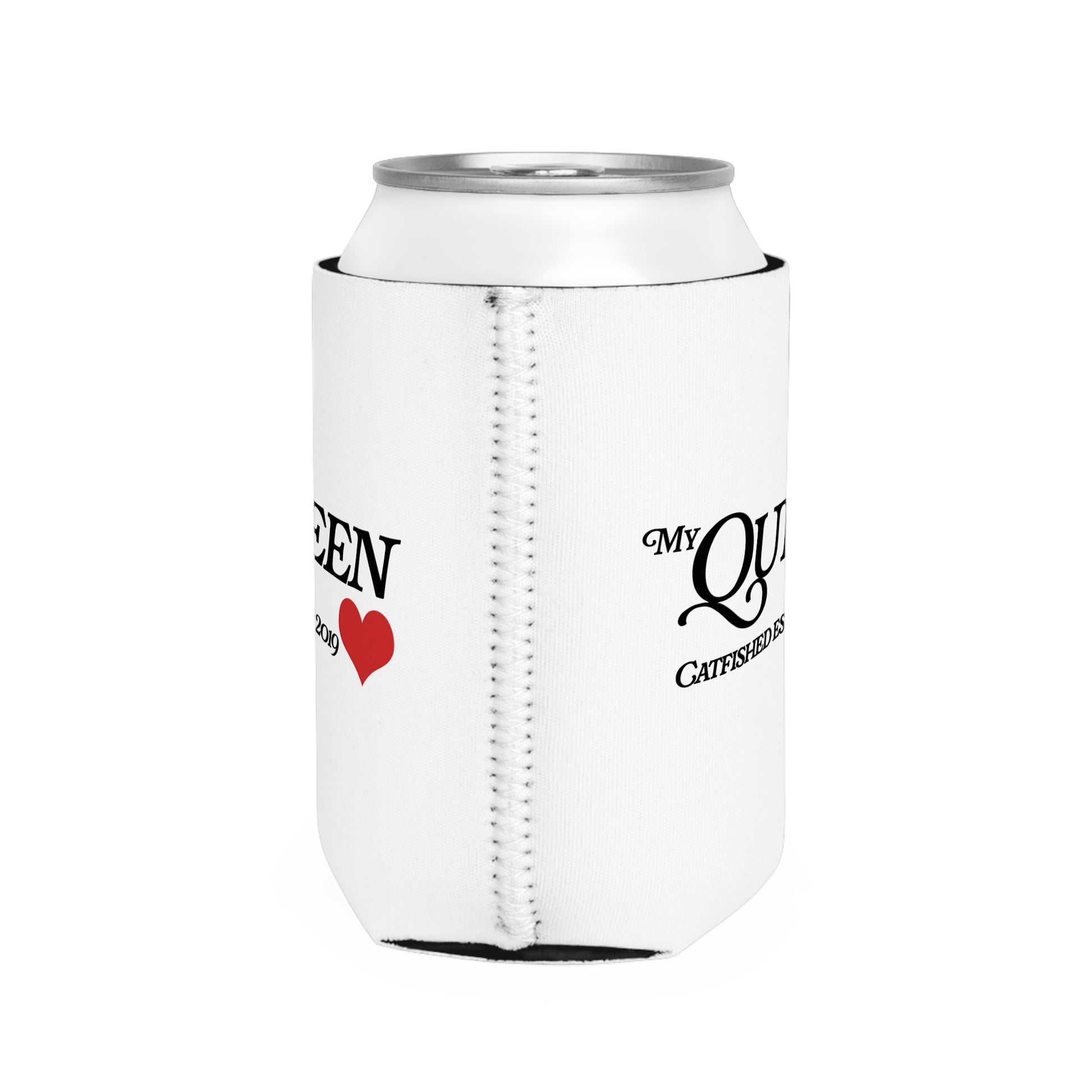 Personalized Can Cooler Sleeve for Queens - Fun Gift for Weddings, Bachelorette Parties, Tailgates, BBQs, and Celebrations!