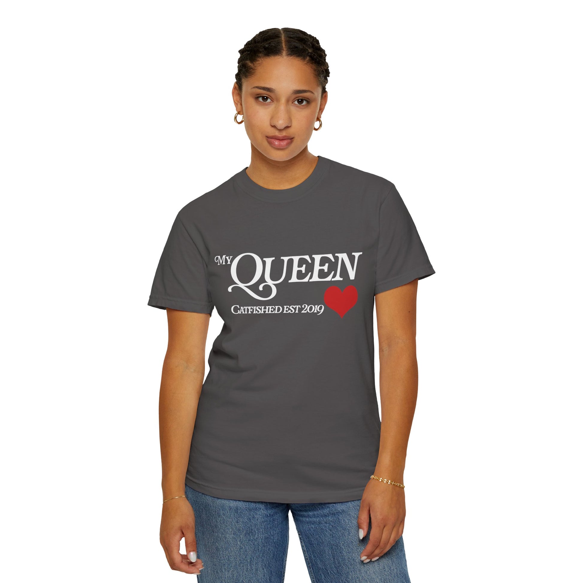 Queen Catfish T-Shirt, Funny Gift for Her, Gift for Girlfriend, Custom Shirt, Birthday Gift, Unisex T-Shirt