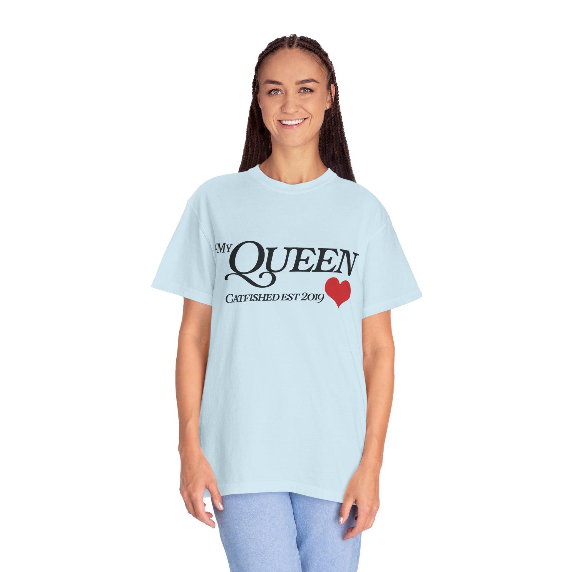 Queen Catfish T-Shirt, Funny Gift for Her, Gift for Girlfriend, Custom Shirt, Birthday Gift, Unisex T-Shirt