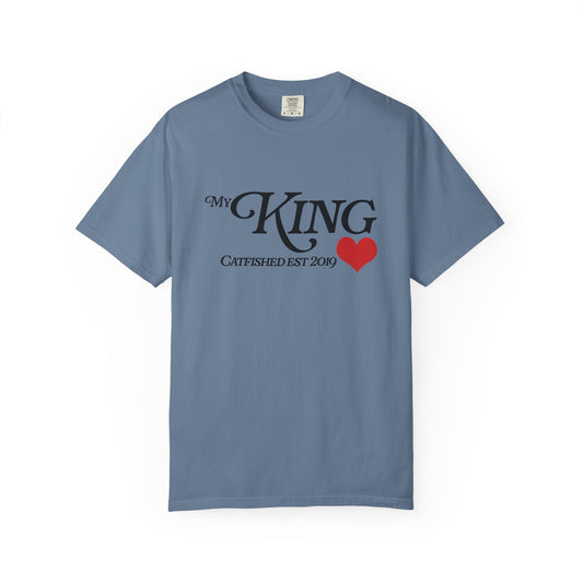 My King T-Shirt, Casual Gift for Him, Personalized Couple Tee, Anniversary Gift, Unisex Love Shirt