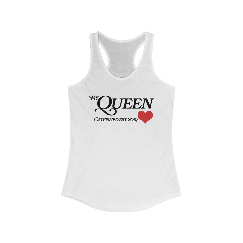 My Queen Racerback Tank Top: Perfect Gift for Birthdays, Anniversaries, Queen Lovers, and Casual Wear, Feminine Fashion, Workout Gear
