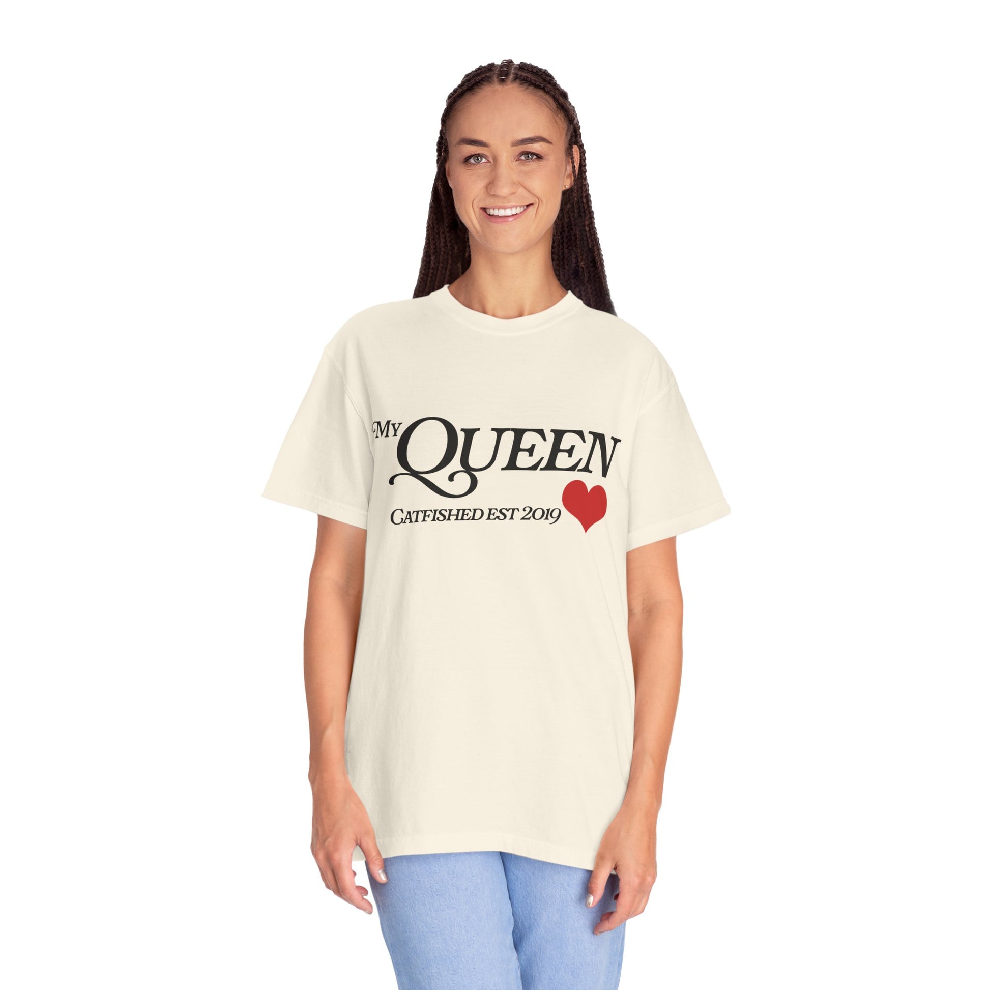 Queen Catfish T-Shirt, Funny Gift for Her, Gift for Girlfriend, Custom Shirt, Birthday Gift, Unisex T-Shirt